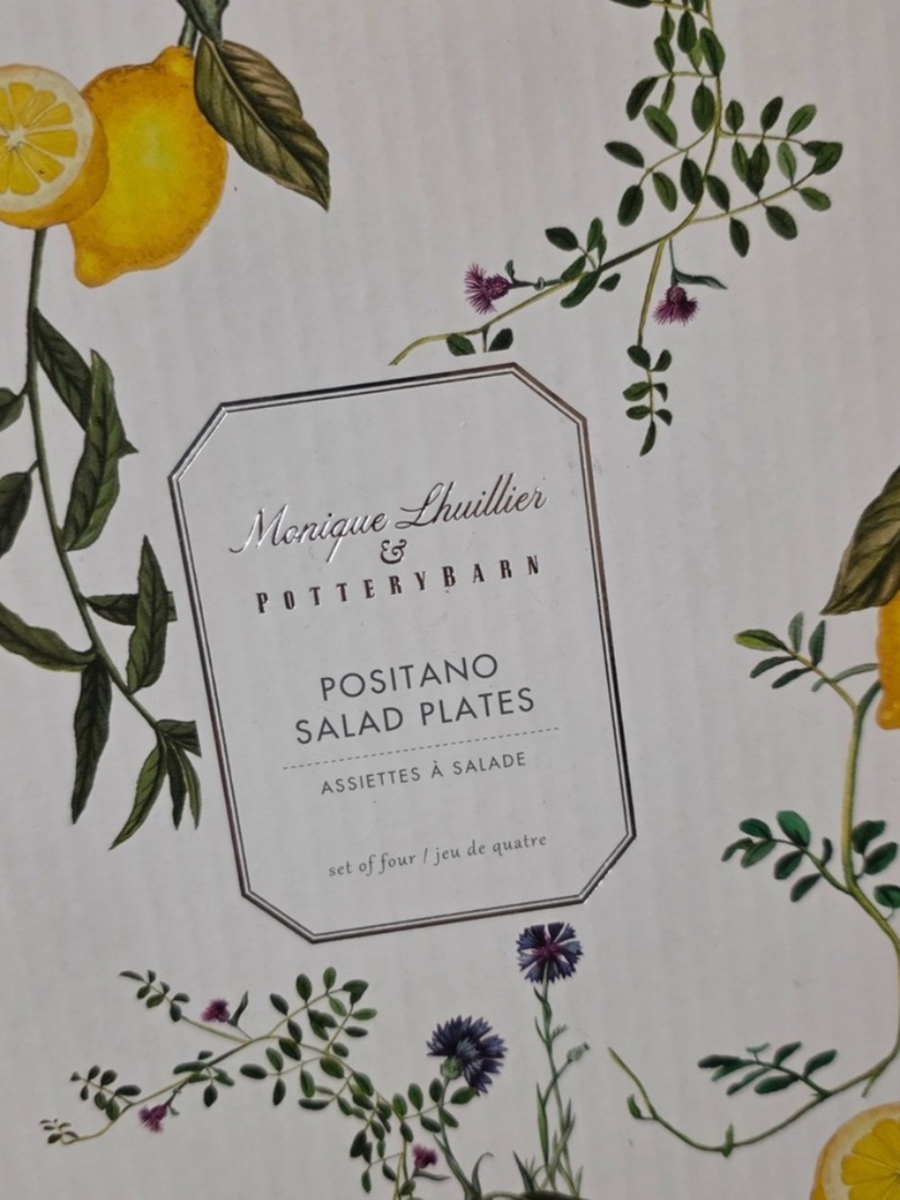 🍋Pottery Barn Lemon Scalloped Melamime Set Of 4 Salad and 4
Dinner Plates - Picture 4 of 4